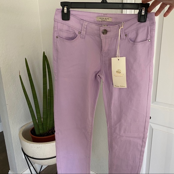 Lavender Skinny Jeans - Picture 5 of 8